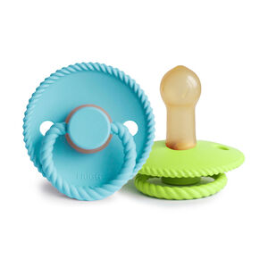 Lot de 2 sucettes latex T2 Rope waterfall/rain forest 