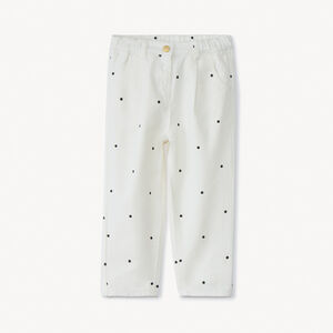 Pantalon fantaisie à pois pour bébé fille  