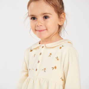 Robe en velours côtelé bébé fille 