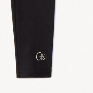 Lot de 2 leggings unis pour fille 