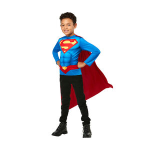 Set déguisement 5-8 ans top + cape Superman Warner 