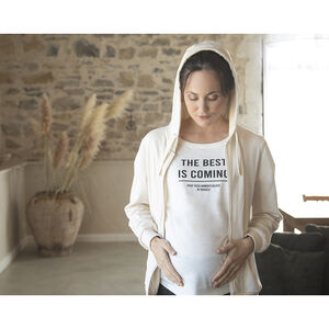 T-shirt de grossesse à manches courtes avec print 