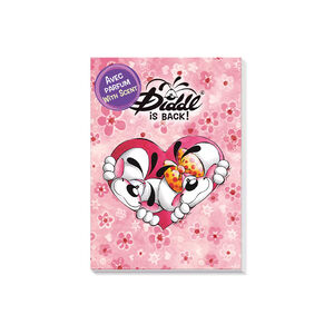 Bloc-notes parfumé format A6 Diddl (modèle aléatoire) 