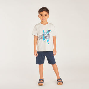 T-shirt manches courtes print Batman Warner pour garçon 