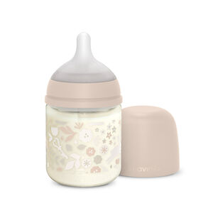 Biberon en verre avec tétine SX Pro S 120ML Wonderland Rose 