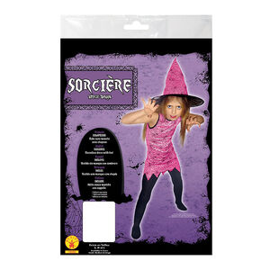 Déguisement Sorcière Taille S - Rose 