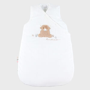 Gigoteuse veloudoux sans manches 70cm Fluffy Ecru  