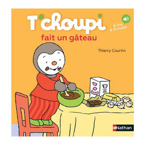 Livre T'Choupi fait un gâteau  