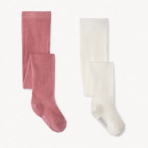 Lot de 2 paires de collants épais pour bébé fille 
