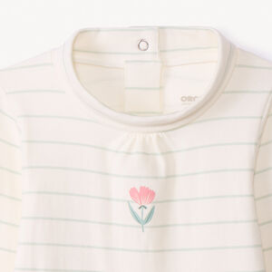 Lot de 3 bodies manches longues à col roulé pour bébé fille 