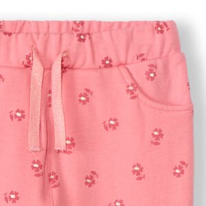 Jogging molleton imprimé fleurs pour bébé fille 
