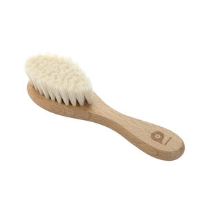 Brosse à cheveux en bois avec poils doux 