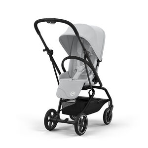 Poussette à siège rotatif Eezy S Twist+ 2 black/fog grey 