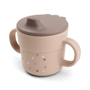 Tasse d'apprentissage Foodie Happy Dots Rose 