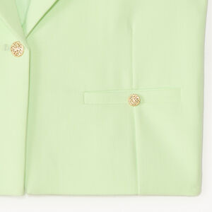 Veste sans manches style blazer fille 