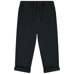 Pantalon uni en toile pour bébé garçon 