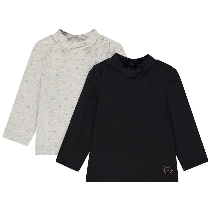 Sous pull noir bebe fille outlet