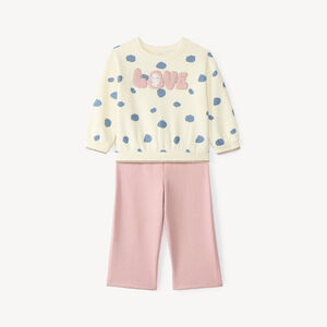 Ensemble de jogging bébé fille imprimé fantaisie 