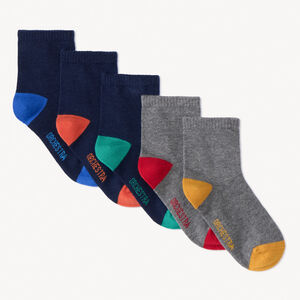Lot de 5 paires de chaussettes assorties pour enfant garçon 
