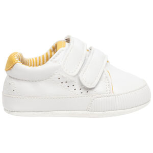 Baskets blanches à scratchs pour bébé garçon 