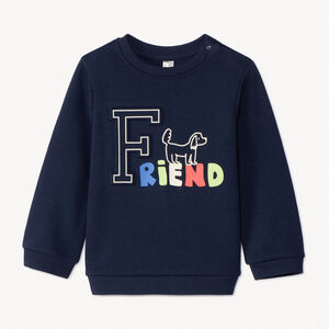 Sweat molleton avec print en relief pour bébé garçon 