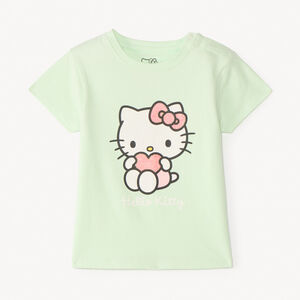 T-shirt manches courtes print Hello Kitty pour bébé fille 