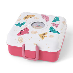 Lunchbox personnalisable 850ml Snacky avec couverts Birds 