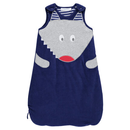 Gigoteuse Sans Manches En Velours Motif Loup Tog 3 Orchestra Fr