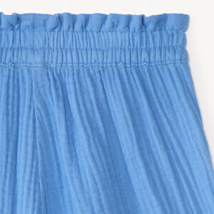Short uni en double gaze fille 