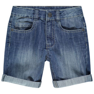 Bermuda en jean effet délavé pour garçon 