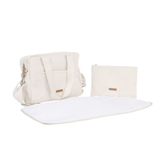 Sac à langer Mini Bergen + Tapis à langer - écru 
