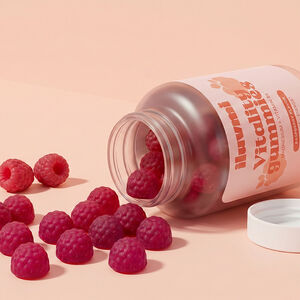 Vitality Gummies goût framboise – 60 gummies 