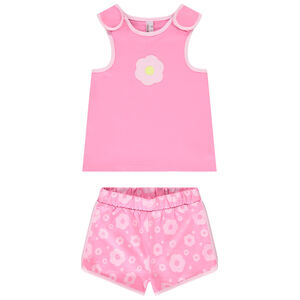Ensemble avec short imprimé fleurs pour bébé fille 