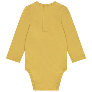 Lot de 3 bodies manches longues unis pour bébé 