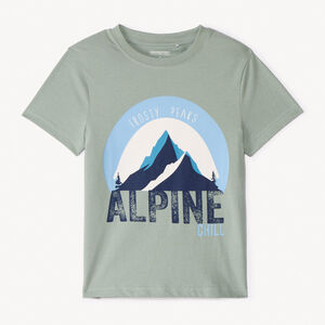 T-shirt manches courtes print fantaisie pour garçon  