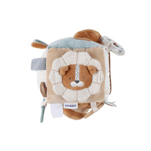 Cube d'activités 1er âge en veloudoux - Babou & Kendi 