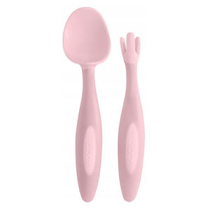 Set de 2 couverts + étui Blush 9M+ 