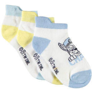 Lot de 3 paires de chaussettes courtes Pat'Patrouille pour garçon 