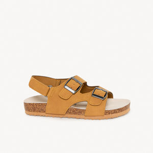 Sandales à double boucles et scratch garçon 