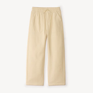 Pantalon jogger large garçon uni 