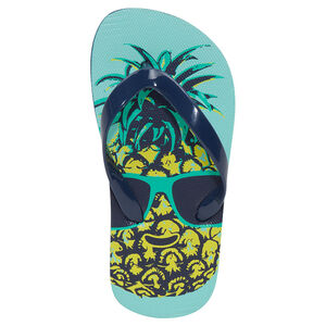 Tongs avec imprimé ananas et bride unie du 28 au 38 