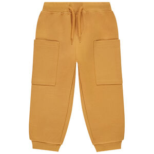 Pantalon de jogging uni en molleton avec poches cargo pour bébé garçon 