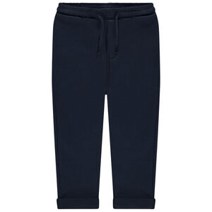 Pantalon de jogging uni en maille piquée pour bébé garçon  