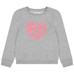Sweat en molleton print fantaisie pour fille 
