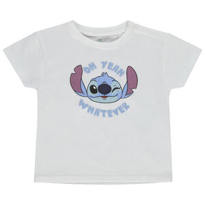T-shirt manches courtes oversize print Stitch Disney pour bébé garçon 
