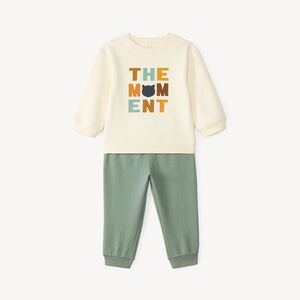 Ensemble de jogging bébé garçon en molleton print fantaisie 