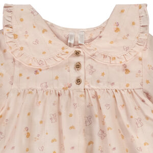 Ensemble 2 pièces imprimé fantaisie pour bébé fille 