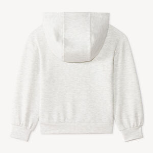 Sweat à capuche fille fantaisie en molleton 