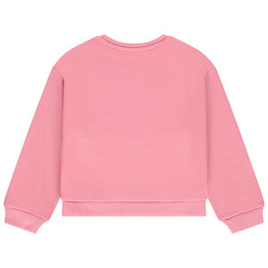 Sweat court oversize print fantaisie fille 