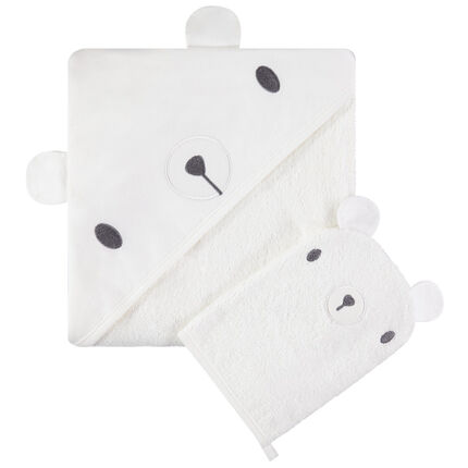 Cape De Bain Et Gant De Toilette Ours Orchestra Fr
